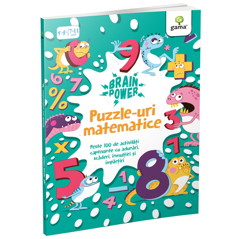 Puzzle-uri matematice. Peste 100 de activitati captivante cu adunari, scaderi, inmultiri si impartiri - ***