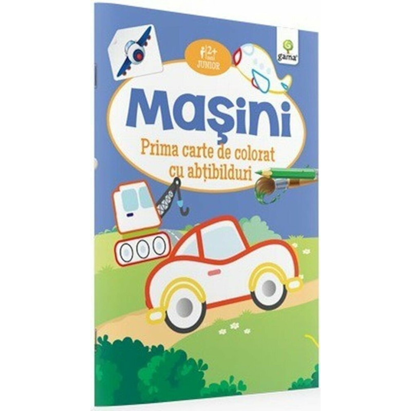 Masini - Prima carte de colorat cu abtibilduri - ***