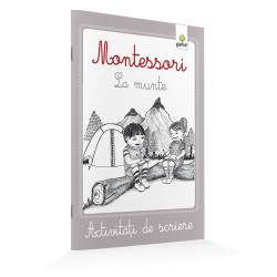 La munte. Montessori. Activitati de scriere - ***