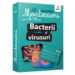 Montessori. Bacterii si virusuri. Carti de joc educative pentru 6-12 ani - ***