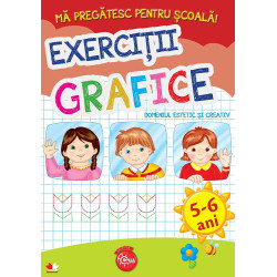 Ma Pregatesc Pentru Scoala. Exercitii Grafice (Fise Activitati) 5-6 Ani - ***