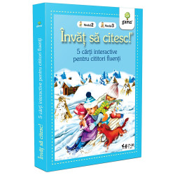 Pachet Invat sa citesc! 5 carti interactive pentru cititori fluenti. Nivelul 2. Nivelul 3 - ***