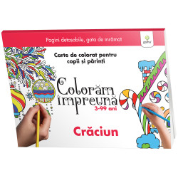 Coloram impreuna. Craciun. Carte de colorat pentru copii si parinti - ***