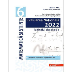 Evaluarea Nationala 2022 la finalul clasei a VI-a. Matematica si Stiinte