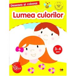 Desenez si colorez. Lumea culorilor 3-4 ani. |