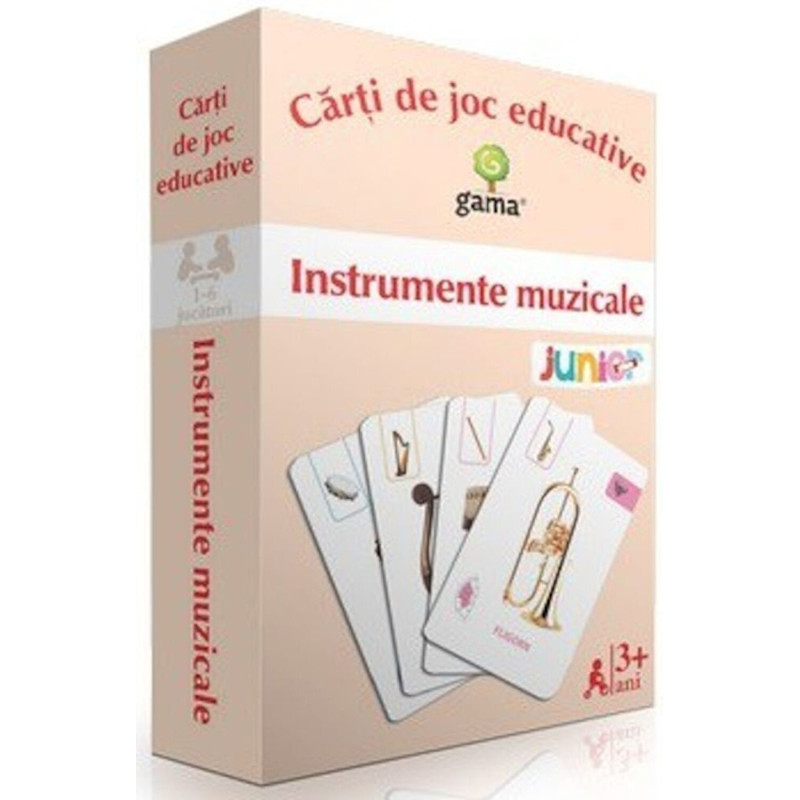 Carti de joc educative. Instrumente muzicale - ***